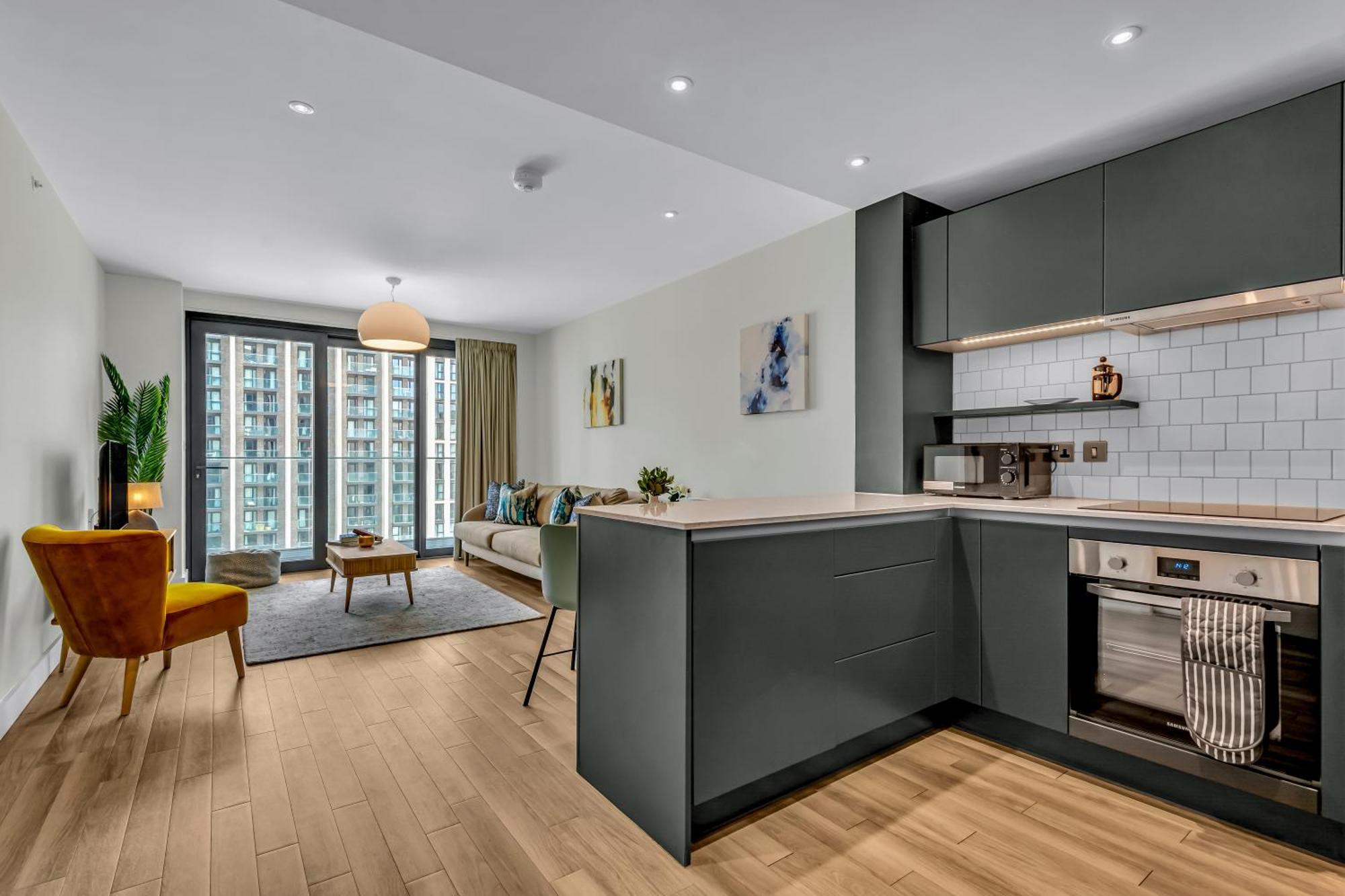 Mysquare State-Of-The-Art 1 Bedroom Apartments Near Wembley Park London Exteriör bild