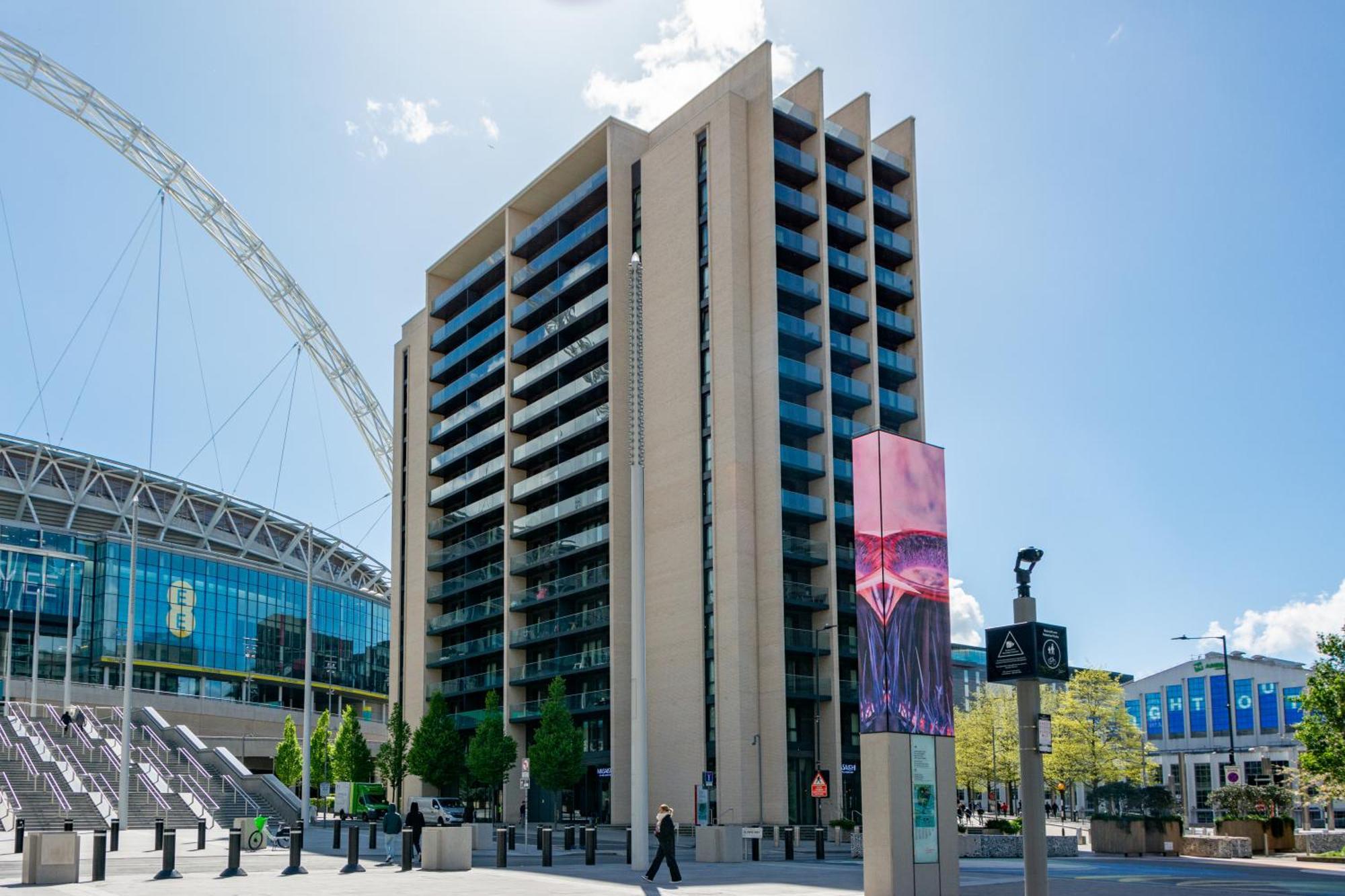 Mysquare State-Of-The-Art 1 Bedroom Apartments Near Wembley Park London Exteriör bild